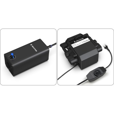 Mecpow X3 Pro 10W Laser-Graviermaschine mit einstellbarer Luftunterstützung  Sicherheitssperre  Not-Aus-Schalter  Flammendetek