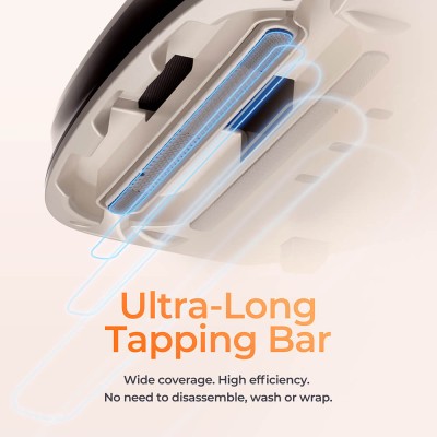 JIGOO S100 Intelligenter Doppelbecher-Matratzenstaubsauger mit 350W Leistung und 12KPa Saugkraft