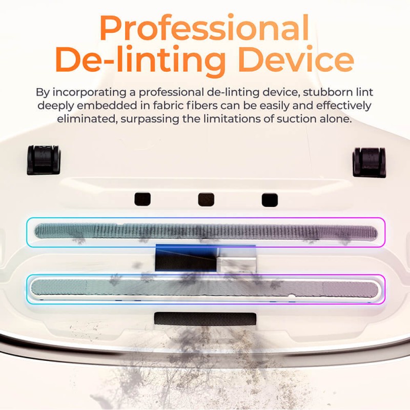 JIGOO S100 Intelligenter Doppelbecher-Matratzenstaubsauger mit 350W Leistung und 12KPa Saugkraft