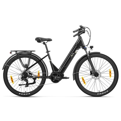 Urbano 3 EU-Stecker Grau  27 5 Zoll  36V 13AH Batteriekapazität  250W Mittelmotor E-Bike