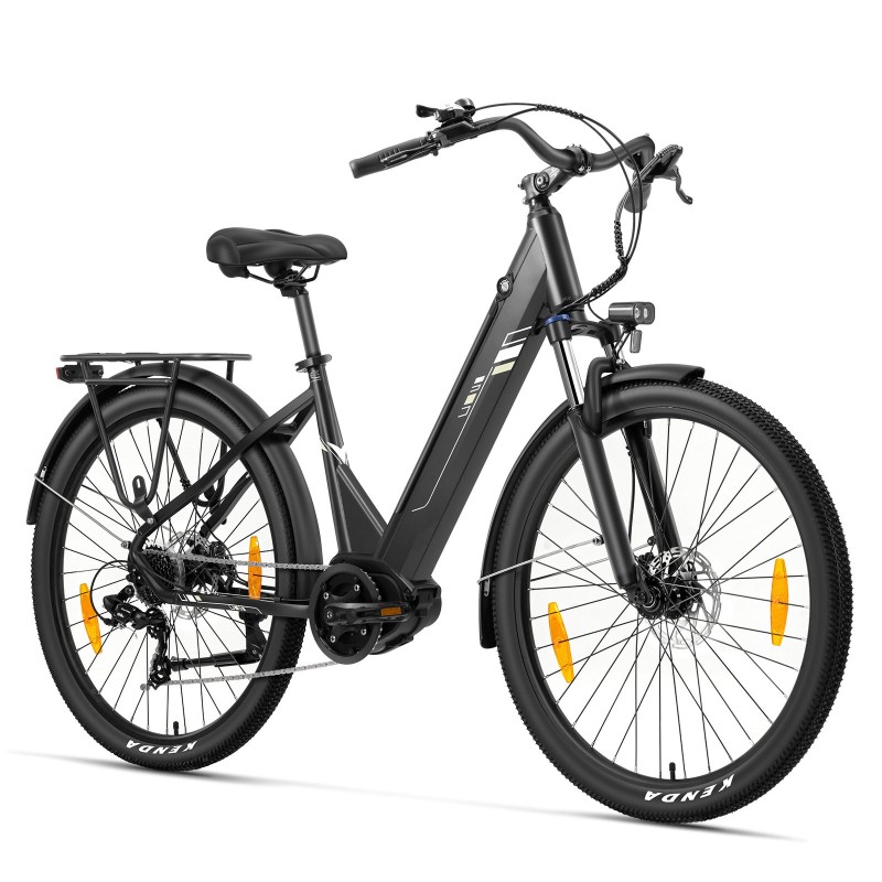 Urbano 3 EU-Stecker Grau  27 5 Zoll  36V 13AH Batteriekapazität  250W Mittelmotor E-Bike