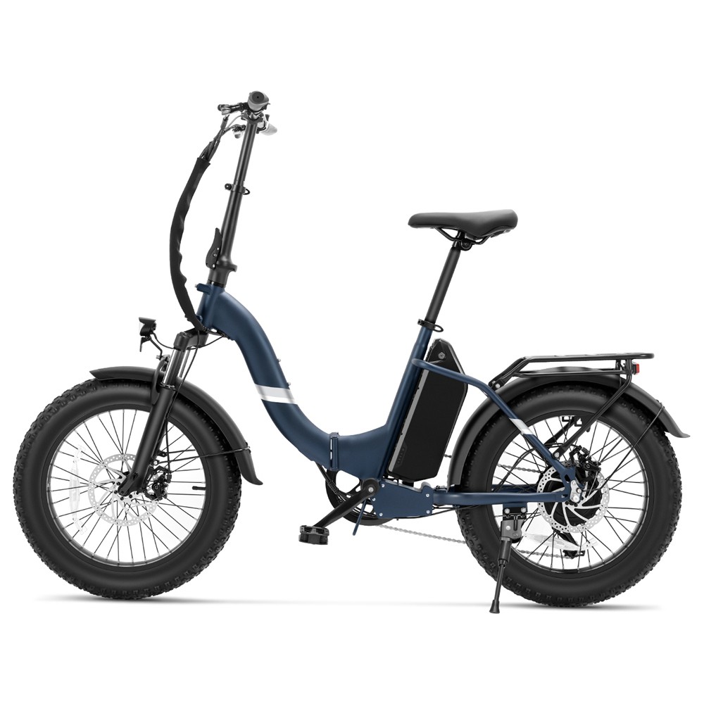 Touroll S2 Step-Thru Klapp-Fatbike 20″ Pedelec 25km/h, 150 km Reichweite, 15Ah Akku, StVZO Straßenzulassung