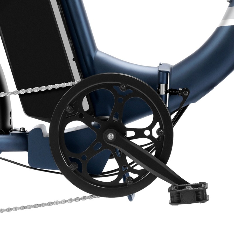 Touroll S2 Blau EU-Stecker Step-Thru 20 Zoll 48V15Ah 250W E-Bike