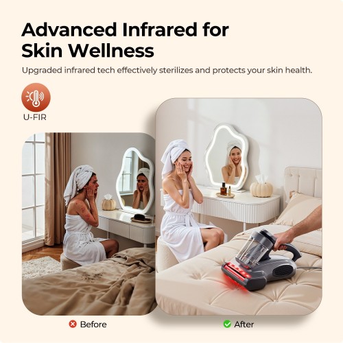 JIGOO J300 Pro Intelligenter Doppelbecher-Matratzenstaubsauger EU 2