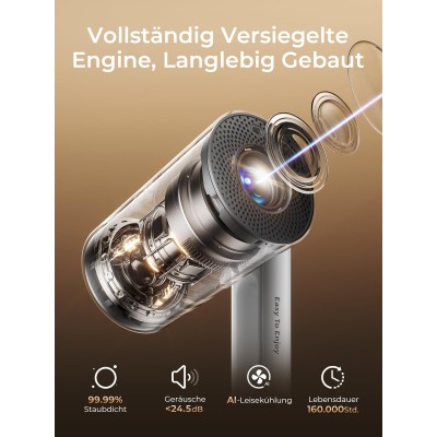 ETOE Starfish Plus Google TV Beamer – Mini Projektor mit 140° Rotation, Auto-Keystone