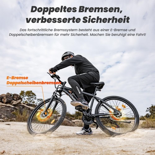 U1 EU-Stecker High-Step 29 Zoll 3613Ah 250W E-Bike 2