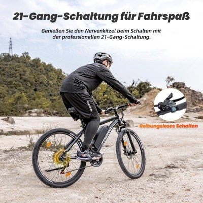 Touroll U1 Step-over E-Mountainbike 29 Zoll 250W Shimano StVZO