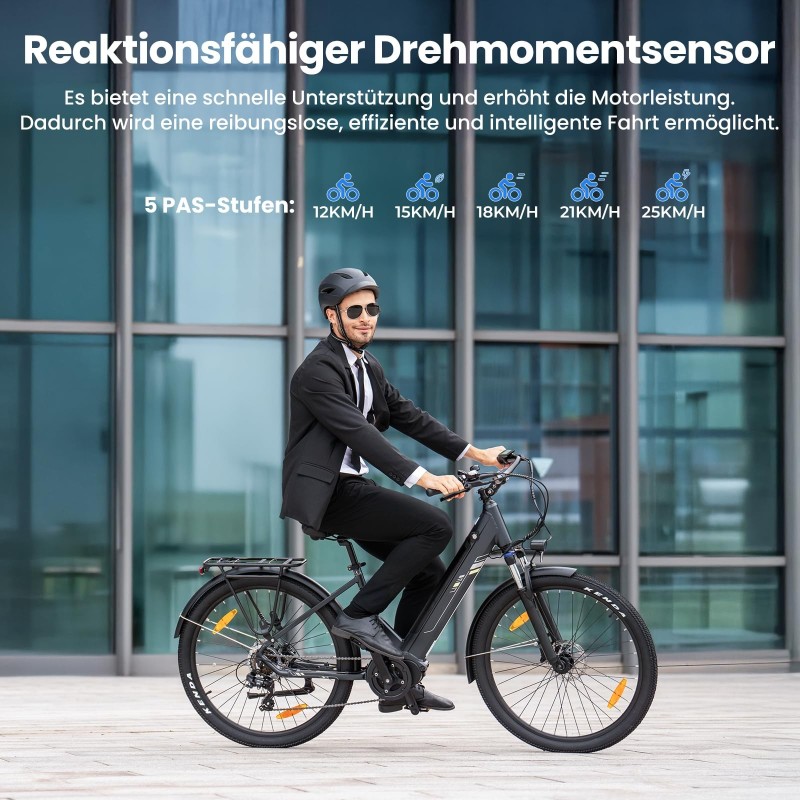 Urbano 3 Trekking E-Bike 27,5" | 250W Mittelmotor - zigbuy