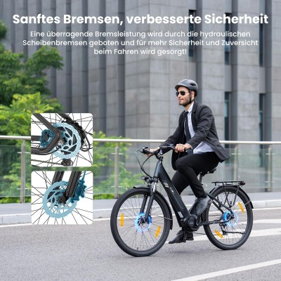 Urbano 3 Trekking E-Bike 27,5" | 250W Mittelmotor - zigbuy