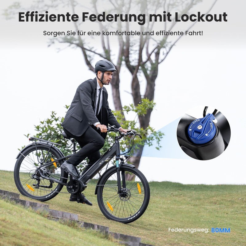 Urbano 3 Trekking E-Bike 27,5" | 250W Mittelmotor - zigbuy