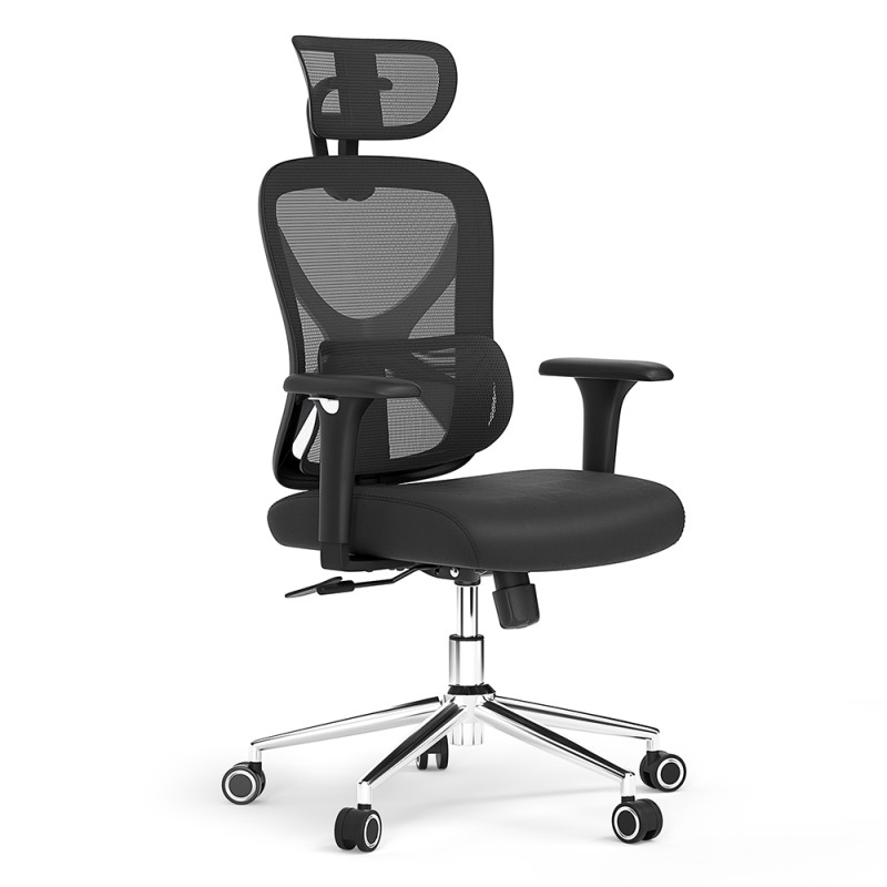 ACGAM CG-5345M Ergonomischer Stuhl  90–130 °    Verstellbare Rückenlehne  3D-Armlehnen  2D-Kopfstütze  Lendenwirbelstütze