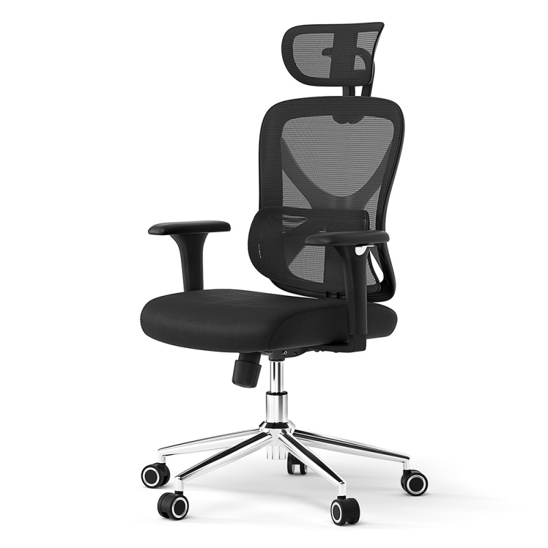 ACGAM CG-5345M Ergonomischer Stuhl  90–130 °    Verstellbare Rückenlehne  3D-Armlehnen  2D-Kopfstütze  Lendenwirbelstütze