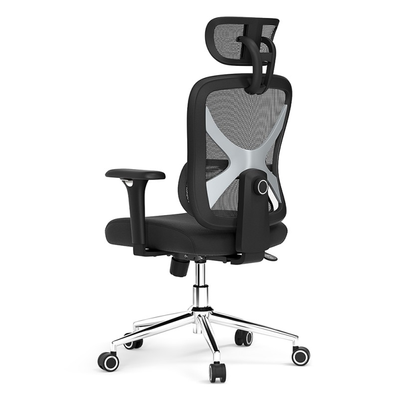 ACGAM CG-5345M Ergonomischer Stuhl  90–130 °    Verstellbare Rückenlehne  3D-Armlehnen  2D-Kopfstütze  Lendenwirbelstütze