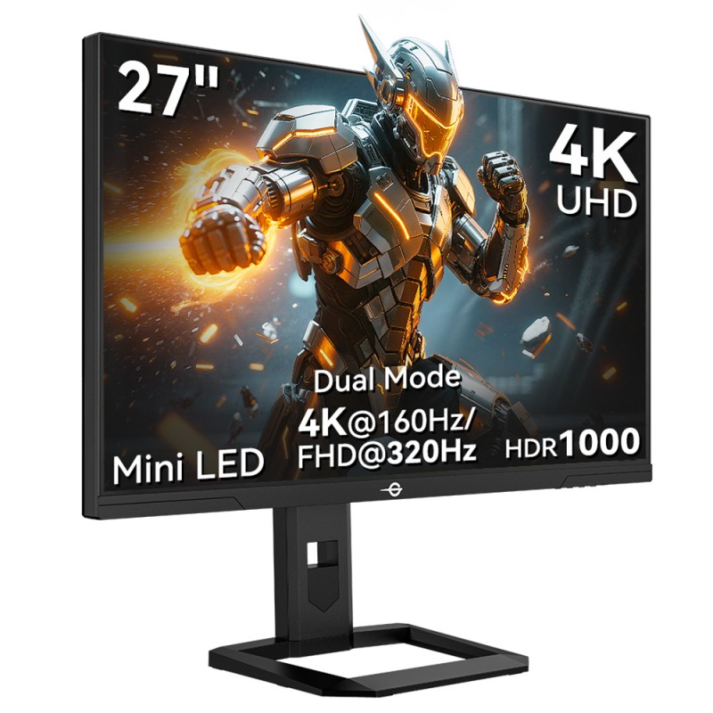 TITAN ARMY P275MV PLUS Flach 16:9 Schneller IPS UHD 160Hz Dual-Modus FHD 320H 1152 Lokale Dimmung Mini LED Gaming Monitor