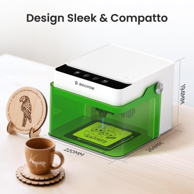 Mecpow M1 3,5W Lasergravierer Geschlossener Lasercutter FDA Klasse 1