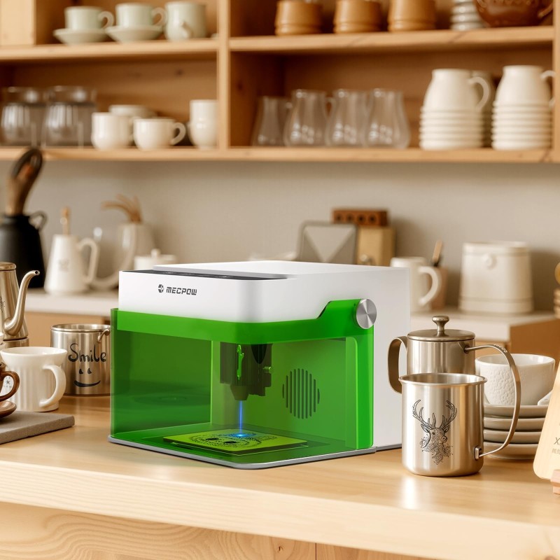 Mecpow M1 5W Lasergravierer Geschlossener Lasercutter FDA Klasse 1