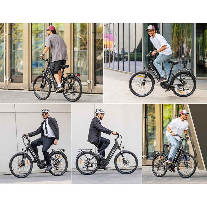 Touroll MA1 E-Bike Mittelmotor 26 Zoll 250W Ideal für Touren