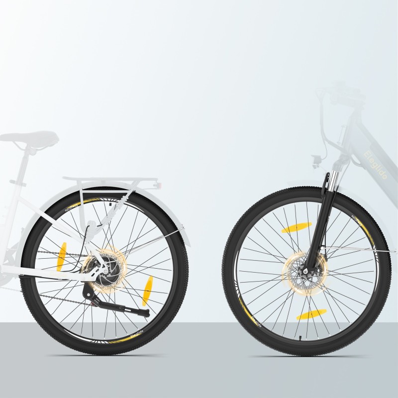 Eleglide T1 ST Trekking E-Bike 27,5 Zoll 250W 100 km Reichweite Weiß (2026)