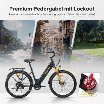 Eleglide T2 E-Bike 27.5 Zoll Citybike 250W 100 km Reichweite