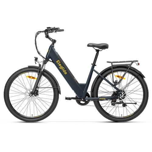 Eleglide T2 City E-Bike 27,5 Zoll 100 km Reichweite 13 Ah Akku 45Nm Grau