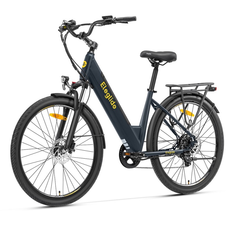 Eleglide T2 E-Bike 27,5 Zoll 100 km Reichweite 13 Ah Akku Grau