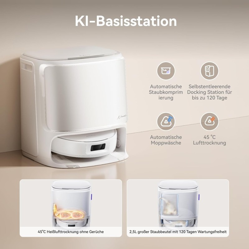 Narwal Freo X10 Pro Saugroboter mit Absaugstation