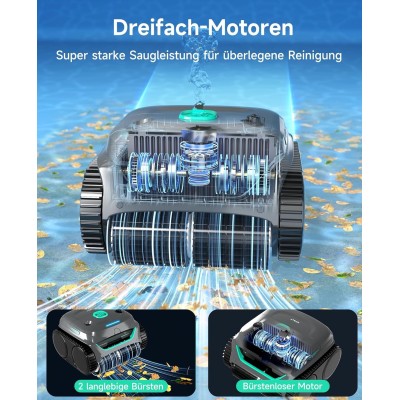 WYBOT C2 Kabelloser Poolroboter für Wand und Wasserlinie