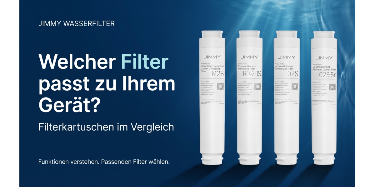 So funktioniert das 3-stufige Filtersystem des JIMMY Wasserfilters