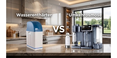 Umkehrosmose oder Wasserenthärter: Was ist besser bei hartem Wasser?