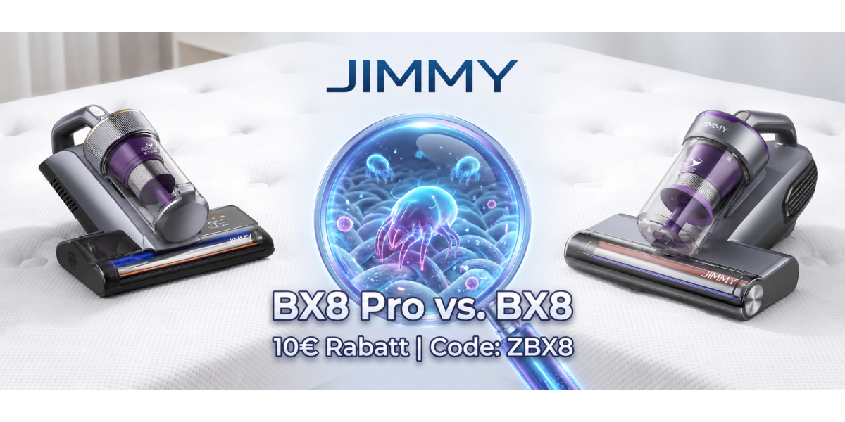  JIMMY BX8 Pro vs. BX8：Welcher Matratzenstaubsauger passt zu Ihnen?