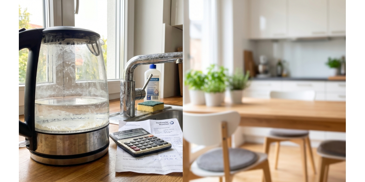 Hartes Wasser Kosten: Wie Kalk langfristig Haushaltsgeräte und Energie belastet
