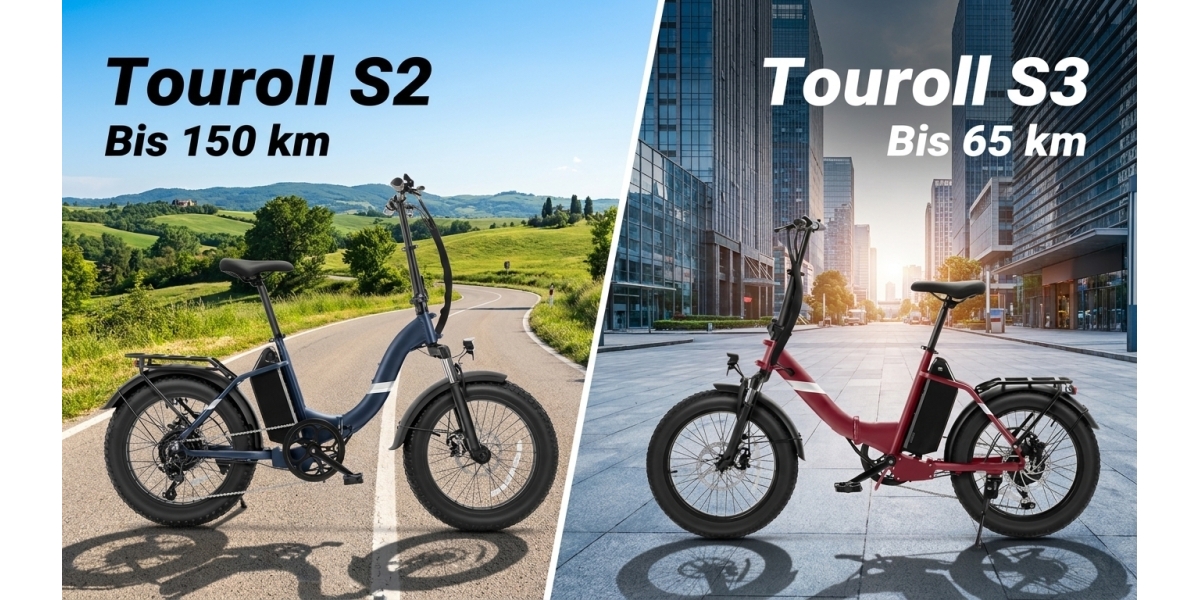 Touroll Fatbike E-Bikes im Vergleich – S2 vs. S3