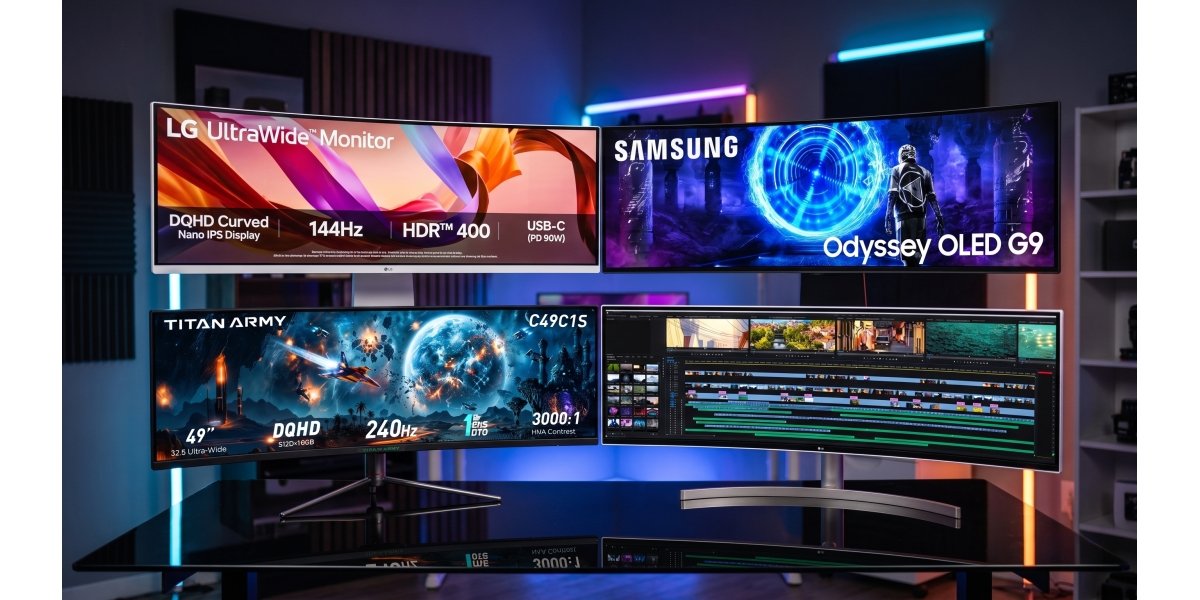 49-Zoll Gaming Monitor Vergleich 2026 | Samsung OLED G9, MSI, Titan Army & mehr