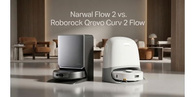 Narwal Flow 2 vs. Roborock Qrevo Curv 2 Flow - Welcher Saug- und Wischroboter ist besser für deutsche Haushalte?